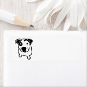 Étiquette Graphique à bille en T Pit Bull (En situation)