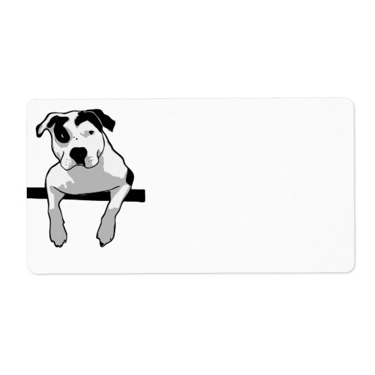 Étiquette Graphique à bille en T Pit Bull (Devant)