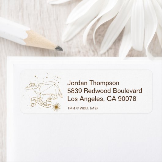 Étiquette Graphique de constellation HUFFLEPUFF™ (En situation)