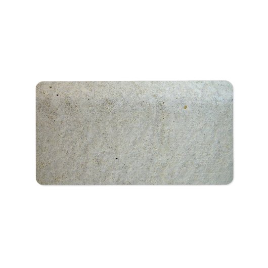 Étiquette Gravure en béton (Devant)