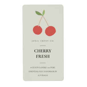 Étiquette GRAY ROUGE DE FRUITES FRAÎCHES PROPRE