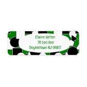 Étiquette Green Bauhaus Collage (Devant)