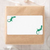Étiquette Green Gecko (En situation)