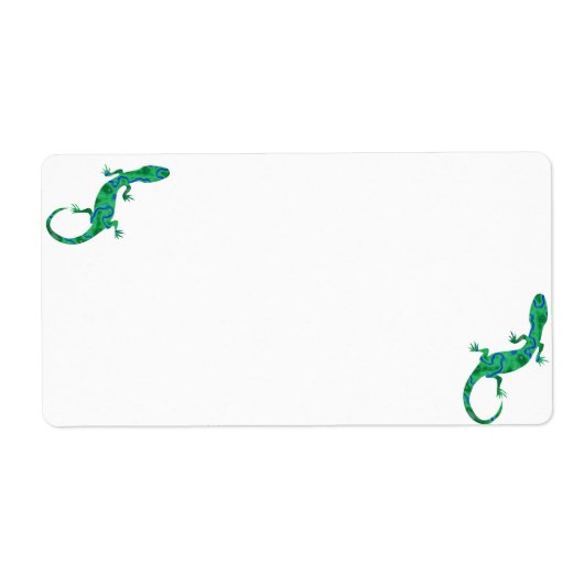Étiquette Green Gecko (Devant)