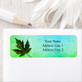 Étiquette Green Leaf (En situation)