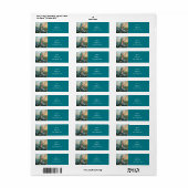 Étiquette green mermaid (Feuille entière)