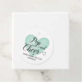 Étiquette Green Pop et Cheer Baby shower Favoriser (En situation)