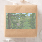 Étiquette Green Woods (En situation)