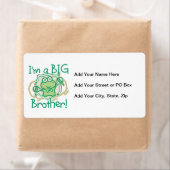 Étiquette Grenouille Big Brother (En situation)