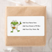 Étiquette Grenouille de laboratoire (En situation)