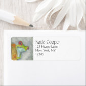 Étiquette Grenouille des arbres (En situation)