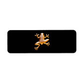 Étiquette Grenouille dorée (Devant)