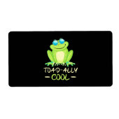 Étiquette Grenouille Toadal Cool (Devant)