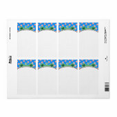 Étiquette Grenouilles joyeuses (Feuille entière)