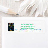 Étiquette Greyhound - Secourt de course à la retraite (En situation)