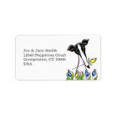 Étiquette Greyhound Sweethee Blanc (Devant)