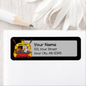 Étiquette Grill King (En situation)