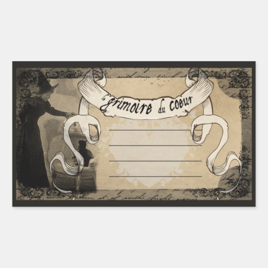 Étiquette GRIMOIRE DU COEUR (Devant)