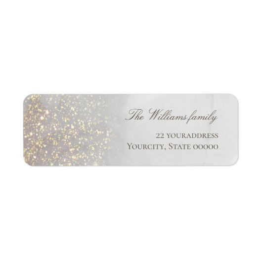 étiquette gris aquarelle (Devant)