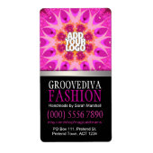 Étiquette Groove Diva Mode (Devant)