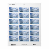 Étiquette Gros nuages l (Feuille entière)