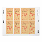 Étiquette Gros steampunk personnalisé eggnog maison (Feuille entière)