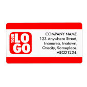 Étiquette Groupe central - Rouge (Devant)