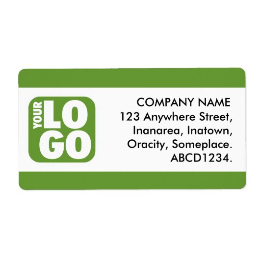 Étiquette Groupe Centre - Avocado Green (Devant)