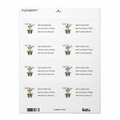 Étiquette Growing Up est un Humour facultatif (Feuille entière)