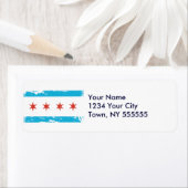 Étiquette Grunge Chicago (En situation)