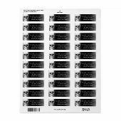 Étiquette Grunge Skull (Feuille entière)