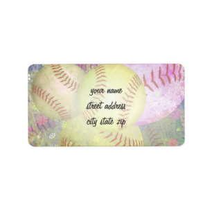 Étiquette Grungy Girl Softball