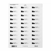 Étiquette GTR Skyline (Feuille entière)