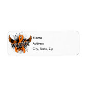 Étiquette Guerrier 16 leucémie (Devant)