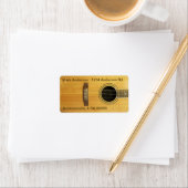 Étiquette Guitare acoustique (En situation)