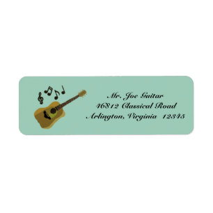 Étiquette Guitare classique