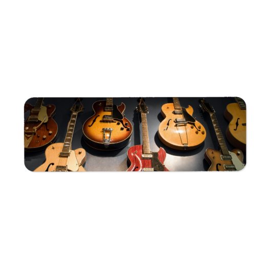Étiquette Guitares vintages (Devant)