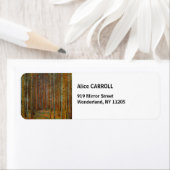 Étiquette Gustav Klimt - Forêt de pins de Tannenwald (En situation)