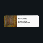 Étiquette Gustav Klimt - Forêt de pins de Tannenwald<br><div class="desc">Forêt de sapins / Forêt de pins de Tannenwald - Gustav Klimt,  Huile sur toile,  1902</div>