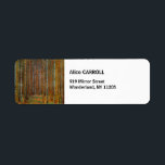 Étiquette Gustav Klimt - Forêt de pins de Tannenwald<br><div class="desc">Forêt de sapins / Forêt de pins de Tannenwald - Gustav Klimt,  Huile sur toile,  1902</div>