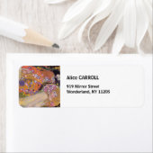 Étiquette Gustav Klimt - Serpents d'eau II (En situation)