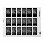 Étiquette halloween (Feuille entière)