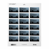 Étiquette Halloween (Feuille entière)