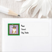 Étiquette Halloween Collie (En situation)