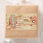 Étiquette Halloween Ga Tag Haunted Sanitarium Party (En situation)