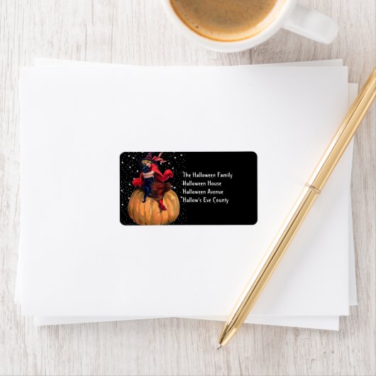 Étiquette Halloween : La Frontière Finale (En situation)