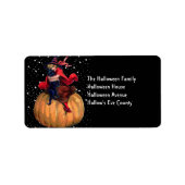 Étiquette Halloween : La Frontière Finale (Devant)