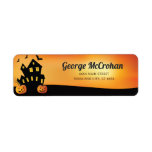 Étiquette Halloween Pumpkin Return Address<br><div class="desc">Halloween Pumpkin Return Address Label. For further customization,  please click the "Customize it" button and use our design tool to modify this template.</div>