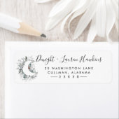 Étiquette Halloween | Return Address Label (En situation)