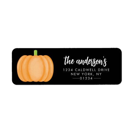 Étiquette Halloween Return Address Labels (Devant)